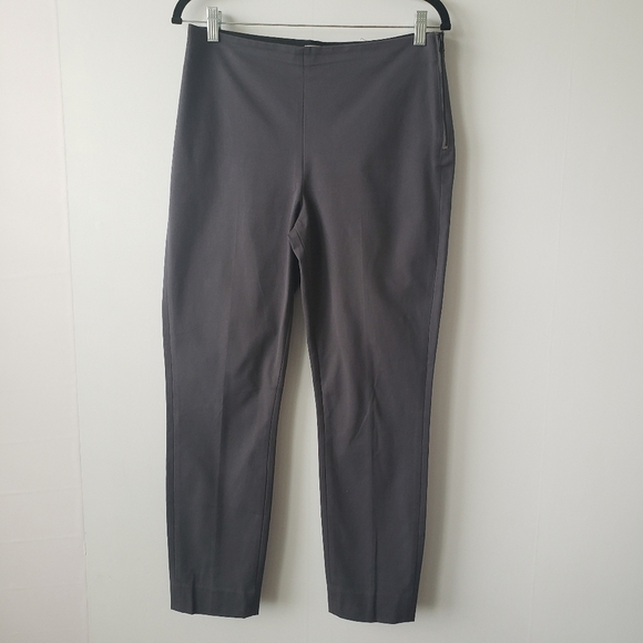Everlane gray the side-zip stretch cotton pants size 10 - Picture 1 of 6